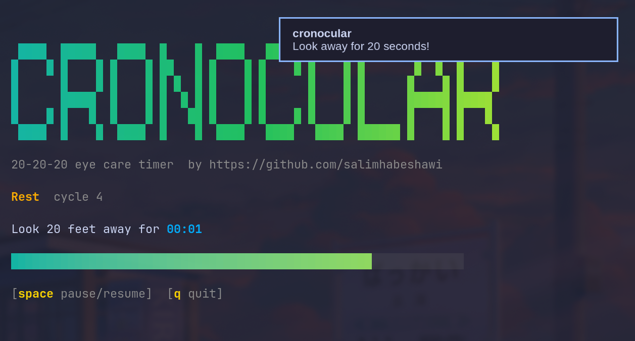 cronocular tool preview